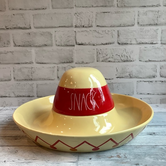 Rae Dunn Other - Rae Dunn Sombrero Chip & Dip Platter